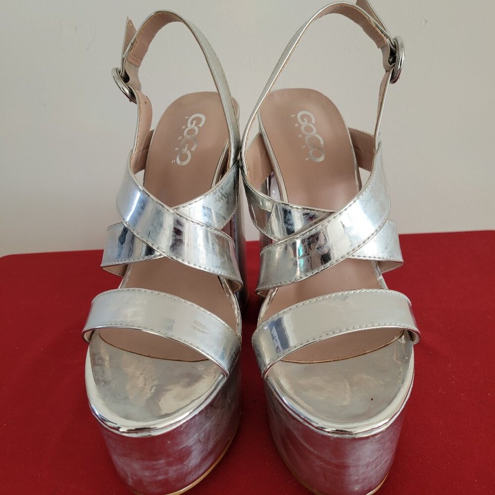 Platform Heels for Women Chunky High Heel Sandals with Ankle Strap, Open Toe Dre